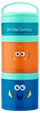 Whiskware Disney Pixar Stackable Snack Containers for Kids 3 Stackable Snack Cups for School and Travel Finding Nemo with Nemo and Dory