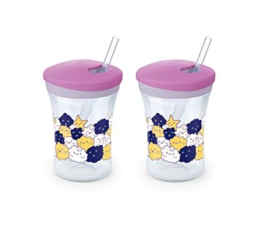 NUK Evolution Straw Cup Hide N Seek Girl