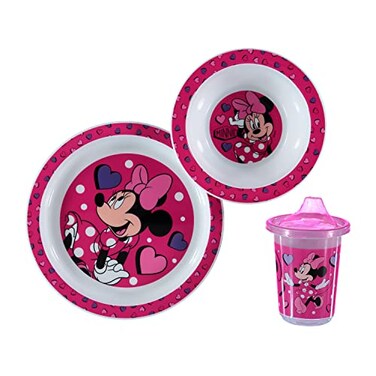 MINNIE Minnie 3pc PP Dinner Set in Open Box
