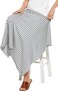 Coolibar Unisex Sun Blanket UPF 50 Sun Protection Savannah in GreyWhite Stripe