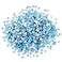 Honbay 1440PCS 5mm ss20 Sparkly Round Flatback Rhinestones Crystals NonSelfAdhesive Light Blue