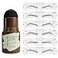 Tyemp Eyebrow Stamp Shaping Kit One Step Brow Stamp Stencil Kit Waterproof Eye Brow Stamp Makeup Tools Eyebrow Definer with 6 Reusable Eyebrow Stencils Light Brown