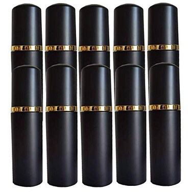 LS Keenon 10 Pcs Black Foaming Soap Dispenser Mini Empty Foaming Liquid Soap Pump Bottles 60ml