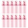 Lil Ray 2 Oz Empty Light Pink Foam Pump Bottle Travel Foamer Soap Dispenser for Lash Shampoo Hand Soap Foaming CleanerRose Red Pump 12 PCS