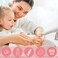 Lil Ray 2 Oz Empty Light Pink Foam Pump Bottle Travel Foamer Soap Dispenser for Lash Shampoo Hand Soap Foaming CleanerRose Red Pump 12 PCS