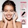Lil Ray 2 Oz Empty Light Pink Foam Pump Bottle Travel Foamer Soap Dispenser for Lash Shampoo Hand Soap Foaming CleanerRose Red Pump 12 PCS