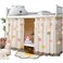 Qubanda Dorm Bottom Bunk Blackout Privacy Bed Curtains Bed Canopy Shading Dustproof Breathable Tent Nets Single Sleeper