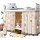 Qubanda Dorm Bottom Bunk Blackout Privacy Bed Curtains Bed Canopy Shading Dustproof Breathable Tent Nets Single Sleeper