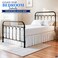 Cottingon Ruffled Bed Skirt with Split CornersDust Ruffle 16 Drop 100 Microfiber SoftSheen Luxurious Look Bed Skirts White King