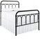 Cottingon Ruffled Bed Skirt with Split CornersDust Ruffle 16 Drop 100 Microfiber SoftSheen Luxurious Look Bed Skirts White King