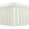 Biscaynebay Wrap Around Bed Skirts for King Cal King Beds 21 Long Drop Ivory Adjustable Elastic Dust Ruffles Easy Fit Wrinkle Resistant Silky Luxurious Fabric Machine Washable
