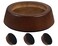 OneDream Wooden Furniture Risers Blocks 1 inch Set of 4 Bed Risers Heavy Duty Solid Wood Round Risers Sofa Riser with NonSlip Pad Create Storage Space and Easy Cleaning for The Sweeper