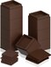 Utopia Bedding Bed Risers 3 Inch Pack of 8 Adjustable Furniture Risers 3 6 inch Anti Slip Foam Rubber Pad Stackable Bed Lifts Risers Heavy Duty for Sofa Bed Table Couch Chair Brown