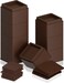 Utopia Bedding Bed Risers 3 Inch Pack of 8 Adjustable Furniture Risers 3 6 inch Anti Slip Foam Rubber Pad Stackable Bed Lifts Risers Heavy Duty for Sofa Bed Table Couch Chair Brown