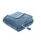 Beautyrest Heated Electric Blanket for Cold Weather Fast Heating Heated Blanket Auto Shut Off Virtually Zero EMF Multi Heat Setting UL Certified Sapphire Throw 60 inx70 in