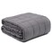 DMI Microfiber Weighted Blanket Queen Size 17 lb Heavy Blanket 80 x 60 Breathable Soft Microfiber with Glass Beads Grey