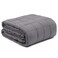 DMI Microfiber Weighted Blanket Queen Size 17 lb Heavy Blanket 80 x 60 Breathable Soft Microfiber with Glass Beads Grey