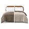 Modern Threads Down Alternative Reversible Comforter TaupeChampagne Queen