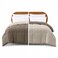 Modern Threads Down Alternative Reversible Comforter TaupeChampagne Queen