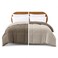Modern Threads Down Alternative Reversible Comforter TaupeChampagne Queen