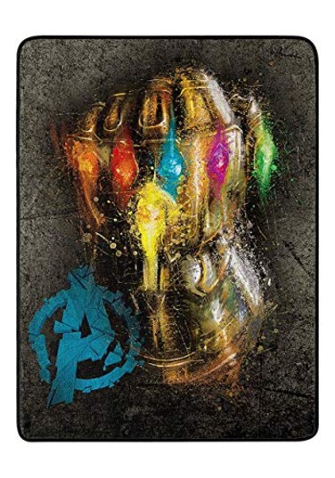 Northwest Avengers Micro Raschel Throw Blanket 46 x 60 Gauntlet