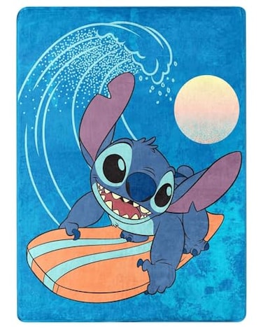 Northwest Lilo and Stitch Silk Touch Throw Blanket 46 x 60 Makes Waves