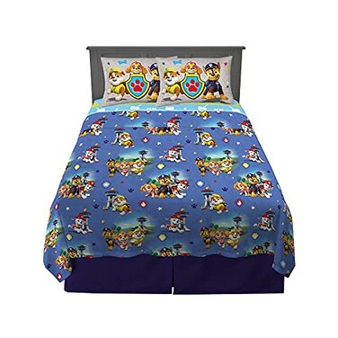 Franco Kids Bedding Super Soft Microfiber Sheet Set Full Paw Patrol
