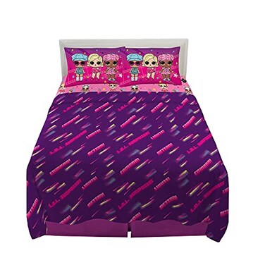 Franco Kids Bedding Super Soft Microfiber Sheet Set Full LOL Surprise