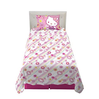 Franco Kids Bedding Super Soft Microfiber Sheet Set Twin Hello Kitty
