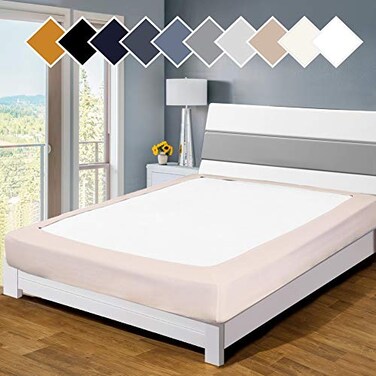 Twin Six Premium Bed Box Spring Cover Update Bed Skirt Mattress Protector EncasementQueenSplit Queen Linen