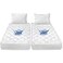 Moonsea Split King Mattress Topper Protector Pad for Adjustable Bed Cover Quilted Breathable Absorbent Fitted Sheet Style Machine Washable