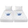 Moonsea Split King Mattress Topper Protector Pad for Adjustable Bed Cover Quilted Breathable Absorbent Fitted Sheet Style Machine Washable