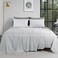 HOMBYS Light Grey Oversized King Flat Sheets Extra LargeSoft Durable Bed SheetSmooth Breathable Top Sheet 120 in x120 in