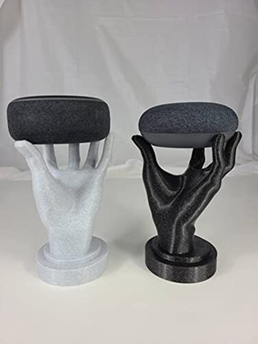 Dancyn Studios Living Hand Stand for Google Home Mini Google Nest Mini Amazon Echo Dot 3rd Generation Smart Home Audio Speakers One Size HANDSTANDMARBLE