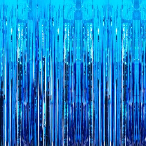 ichony Ichony Backdrop Tinsel Fringe Backdrop Curtains 2 Pack