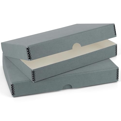 لينيكو Lineco Folio Storage Box Clamshell Design With Metal Edge 185x245x175 inches