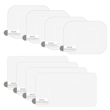 Tucnoeu 8Pcs Dashcam Windshield Sticke Clear Electrostatic Stickers Sticker Shield for WindshieldsPrevent Scratching FallingWindshield Sticker for Mounting Dash cam Phone Projection Screen