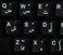 Online-Welcome OnlineWelcome Arabic Keyboard Stickers Transparent White Lettering for All PC Desktop Computer Laptop