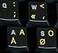 Online-Welcome Dvorak Programmer Keyboard Stickers Transparent Yellow Letters for Any Laptop Computer PC Desktop Notebook