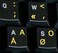 Online-Welcome Dvorak Programmer Keyboard Stickers Transparent Yellow Letters for Any Laptop Computer PC Desktop Notebook