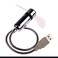 Yi Zhan Anysecu USB Clock Fan with Real Time Clock LED Light Cool Gadget silver 1pcs