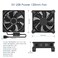 Qirssyn USB Computer Fan Quiet 5V Powered Fan with Speed Controller for Router Modem Receiver DVR Xbox TV Box Cooling