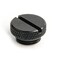 greenDracaena Dracaenaio 6 Pack G14 Thread Thin Water Stop Plug Fitting with Coin Slot for Computer Water Cooling System Durable BrassCopper Material Black