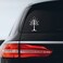 Bargain Max Rings Lord White Tree Sticker Decal Notebook Car Laptop 4 x 7 White