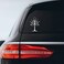 Bargain Max Rings Lord White Tree Sticker Decal Notebook Car Laptop 4 x 7 White