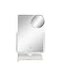 Wireless Express Glam Studio Vanity Mirror with Bluetooth Speaker and Phone Holder White LED Lighting HandsFree Calling Wireless Charging