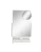 Wireless Express Glam Studio Vanity Mirror with Bluetooth Speaker and Phone Holder White LED Lighting HandsFree Calling Wireless Charging