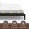 Yarfyk Bunkie Board 10MM Folding Spring Box Light and Thin Breathable Noise Minimizing Moisture Resistant BunkieboardsBed Support Flat Noodles Full Size 54x75