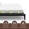 Yarfyk Bunkie Board 10MM Folding Spring Box Light and Thin Breathable Noise Minimizing Moisture Resistant BunkieboardsBed Support Flat Noodles Full Size 54x75