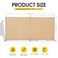 RANTILA Rantila 2 Large Panels Room DividerPortable Office DividerConvenient MovableFolding Partition Privacy Screen for BedroomDining Room Study142 W x 71 HBeige